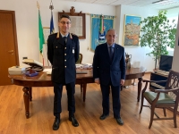 Paolo Milillo nuovo comandante della Polizia Locale, oggi l&rsquo;incontro con il Sindaco Raffaello de Ruggieri