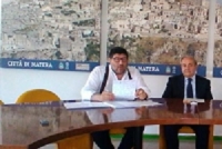 L'assessore al Bilancio Eustachio Quintano e il sindaco Raffaello de Ruggieri 