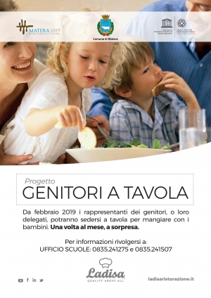 PROGETTO "GENITORI A TAVOLA"