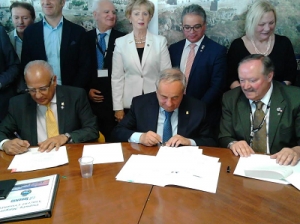 Firmato il patto d'azione fra Matera e Toronto